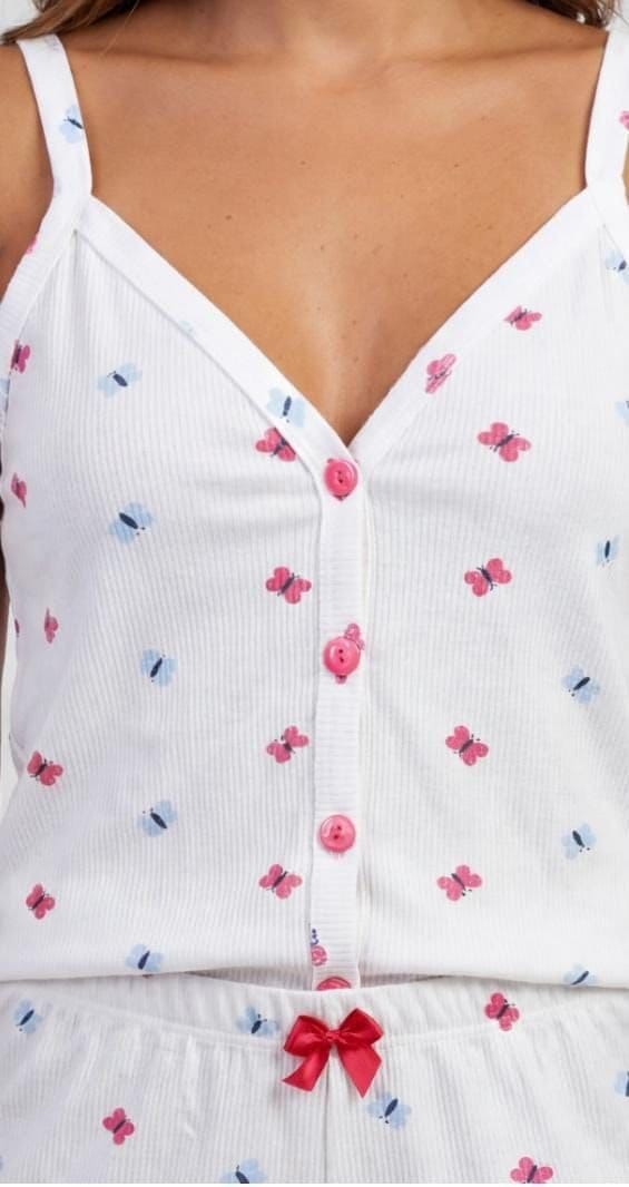Conjunto Pijama Feminino Canelado - Foto 2